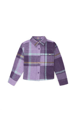 Фиолетовая рубашка с длинным рукавом для девочки - U.s. polo assn фото 7