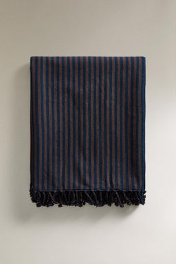 COTTON BEACH TOWEL WITH THIN STRIPES - Zara фото 3