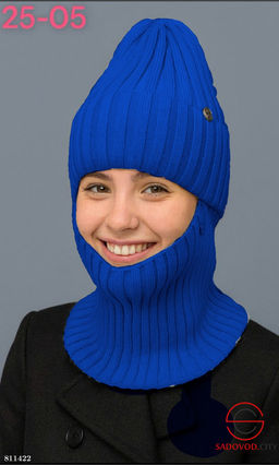 Зимний комплект шапка и снуд внутри флис - Bruno фото 15