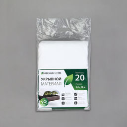 Материал укрывной, 10×3.2 м, плотность 20 г/м², с УФ-стабилизатором, белый, Greengo, Эконом 30%
