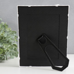 Цена за 2 шт.Фоторамка для фото 10?15 см Романтика, пластик, белая, 17?22 см