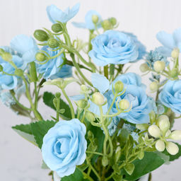 Цветочная композиция Розы 20 см/ 712-52 /уп 80/ - ГалеонТрейд фото 6