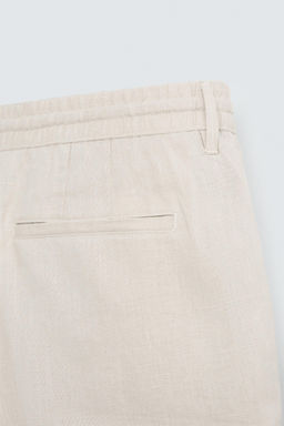 100% LINEN BERMUDA SHORTS - Zara фото 9