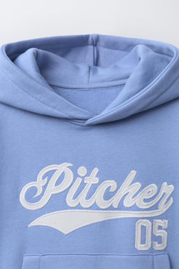 EMBROIDERED SPORTY HOODIE - Zara фото 3