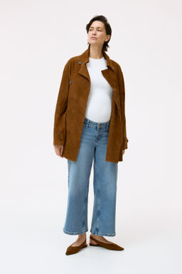 MAMA Wide Low Waist Ankle Jeans - H&m фото 5