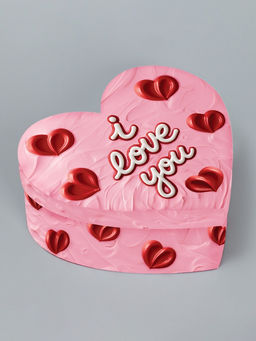 Твёрдая подарочная коробка I love you, 18.5 х 17 х 7.5 см
