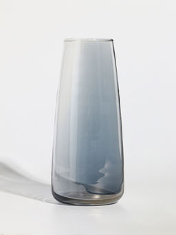 Ваза «Кэнди», 22×9×6.5 см, стекло, серая