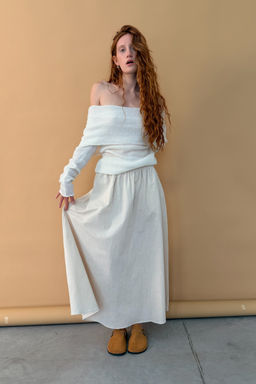 Блуза женская ИЗГИБ127/02/Молочный - M&G all natural фото 10