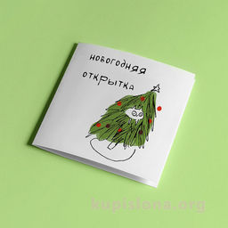 Открытка Новогодяя открытка