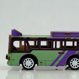 REZARK ROM-05 Серия Транспорт (мини) Пазл 3D 30 элемент. Автобус