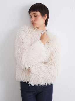 Bisiklet Yaka Kad?n K?rk Mont