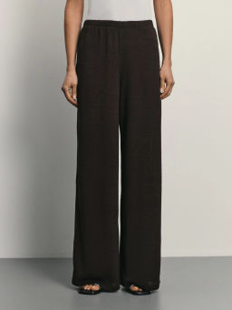 Широкие брюки из фактурной ткани / Zarina  фото 3