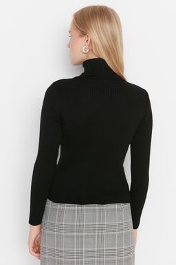 Siyah-Beyaz Ikili Paket Triko Kazak TWOAW22KZ1767 - Trendyolmilla фото 7