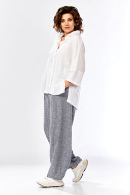 Костюм Diamant 2157 джинс, белый  фото 14