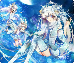 Коврик для мыши Perfeo "Anime 3", ткань + резиновое основание, 350*300*3мм, с рисунком (PF_D0630)