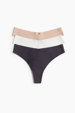 Pack de 3 bragas Brazilian efecto invisible - H&m фото 2