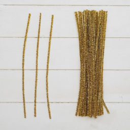 Синельная проволока «Блеск», набор 50 шт., жёлтая, 30 см