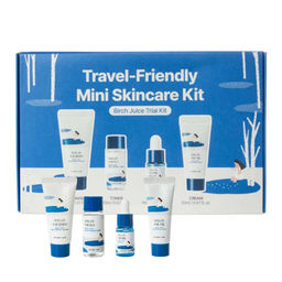 Travel-Friendly Mini Skincare Kit Birch Juice - Набор миниатюр с берёзовым соком, 30 мл+20 мл+10 мл+20 мл