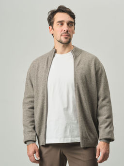 Джемпер мужской из пуха яка 4003 серый