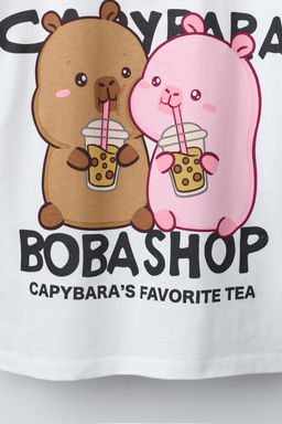 CAPYBARA CAPYFUN  PRINT T-SHIRT - Zara фото 4