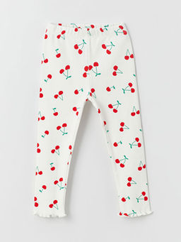 Beli Lastikli Bask?l? K?z Bebek Tayt - Waikiki фото 3