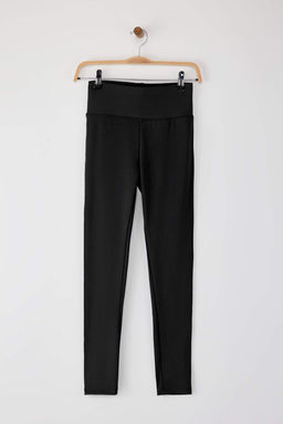 TRENDYOLMILLA Siyah Push- Up Ozellikli Tam Boy Orme Spor Tayt TWOAW21TA0030  фото 12