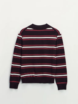 Джемпер из вискозы в полоску / Zarina фото 2