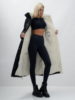 Пальто зимнее MTFORCE 9625Ch женское черное утеплитель 270 г/м²  фото 15