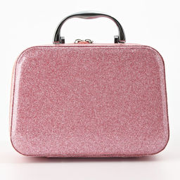 Набор детской косметики в чемодане «Самой красивой», тени, резинки для волос, блески для губ, глиттер, лаки для ногтей, наклейки, пилочка, расчёска, кисти, косметичка