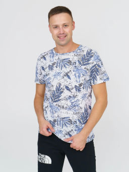 Футболка мужская , цвет синий