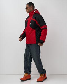 Горнолыжная куртка мужская зимняя красного цвета 7613Kr - Mtforce фото 2