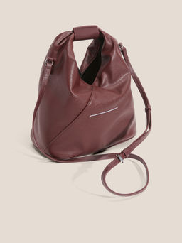 Женская сумка с ручкой MM6 MAISON MARGIELA Japanese Crossbody Bag Артикул 4670234, коричнево-бордовый - Valentino фото 3