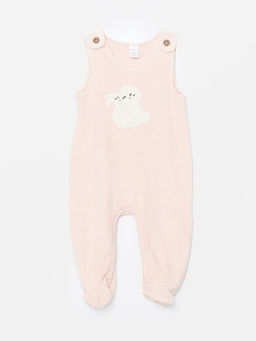 Nak??l? K?z Bebek Salopet ve ??t??tl? Body 2li Tak?m