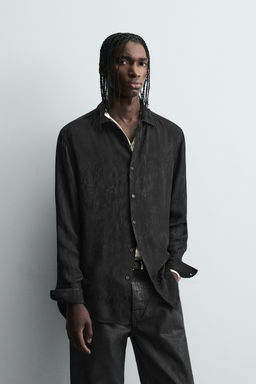 FLUID JACQUARD SHIRT - Zara фото 2