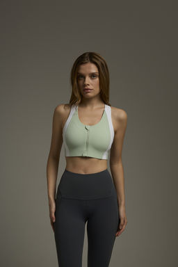 Бра Зеленый/Белый