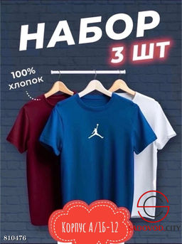 Футболка для мужчин, хлопок - Bruno фото 3