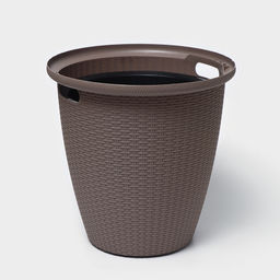 Кашпо для цветов со вставкой Rattan, 50 л (27 л), МИКС