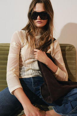 ZW COLLECTION ROMANTIC LACE BLOUSE - Zara фото 2