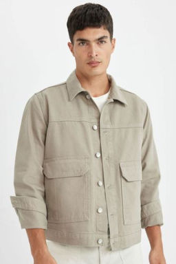 Slim Fit Dar Kesim Jean Ceket