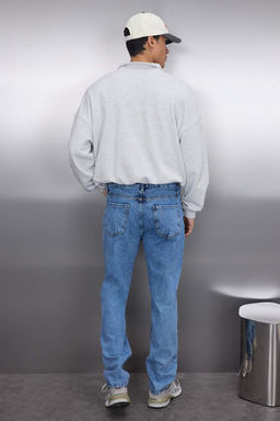 TRENDYOL MAN Mavi %100 Pamuk Regular Fit Jeans Kot Pantolon TMNAW22JE0059 - Trendyolmilla фото 4