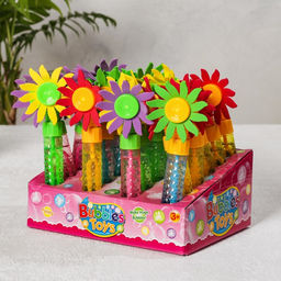 Цена за 24 шт. Мыльные пузыри Подсолнух - ветерок, МИКС - Simaland фото 3