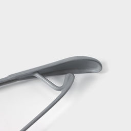 Плечики - вешалка для одежды Доляна, размер 46-48, антискользящее покрытие, широкие плечики, цвет серый  фото 7