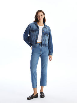 Oversize Kad?n Jean Ceket