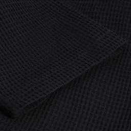 Халат вафельный мужской SL HOME: Boho «Дарк Маре», размер M, хлопок 100%, чёрный