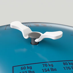 Мяч гимнастический 55 см синий Domyos