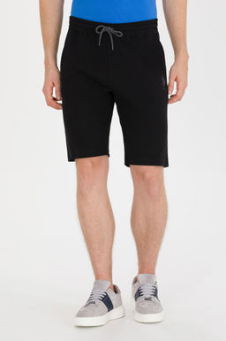 Мужские черные вязаные шорты - U.s. polo assn фото 2