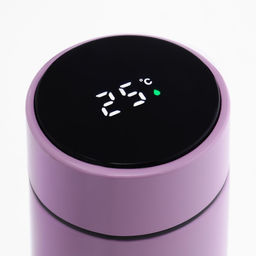 Термос Ты у себя одна, 500 мл, с ситечком, с датчиком температуры