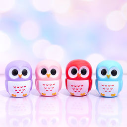 Цена за 24 шт. Бальзам для губ Сова, микс цветов и ароматов - Simaland фото 6