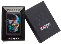 Зажигалка ZIPPO Цветной череп | Skull Design 28042  фото 6