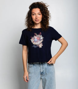 Футболка #КТ511 (5), тёмно-синий